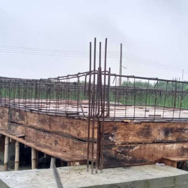 Ground beam Rebar Installation for Building 2